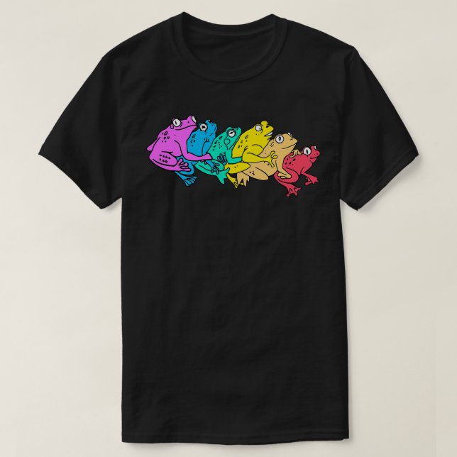 Camiseta Etiqueta de comentario de Internet Merch Rana gay  (Diseño del anverso)
