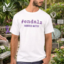 Etiqueta de Conciencia del Alzheimer Fin del Alzhe