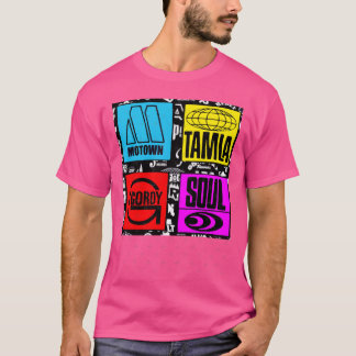 Camiseta Etiqueta de disco vintage Tamla soul Motown Gordy
