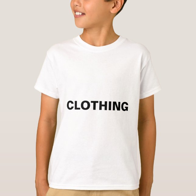 Camiseta Etiqueta de elemento genérico (Anverso)