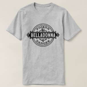 Camiseta Etiqueta de envenenamiento estilo cosecha de Bella