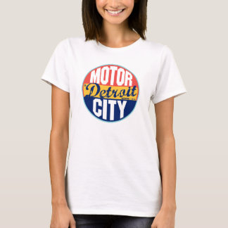 Camiseta Etiqueta de época de Detroit