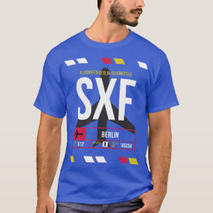 Camiseta Etiqueta de equipaje 1 del código del aeropuerto S