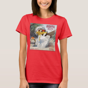 Camiseta "Etiqueta de fruta de época"