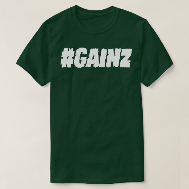 Camiseta Etiqueta de Gainz (Diseño del anverso)