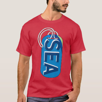 Camiseta Etiqueta de la bolsa de Seattle
