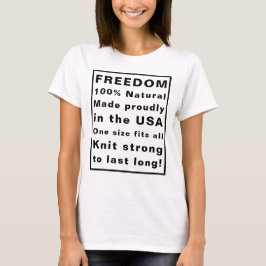 Camiseta Etiqueta de libertad (camiseta ligera)