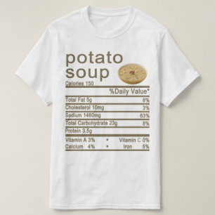 Camiseta Etiqueta de los hechos de nutrición