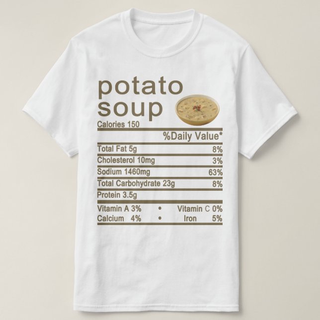 Camiseta Etiqueta de los hechos de nutrición