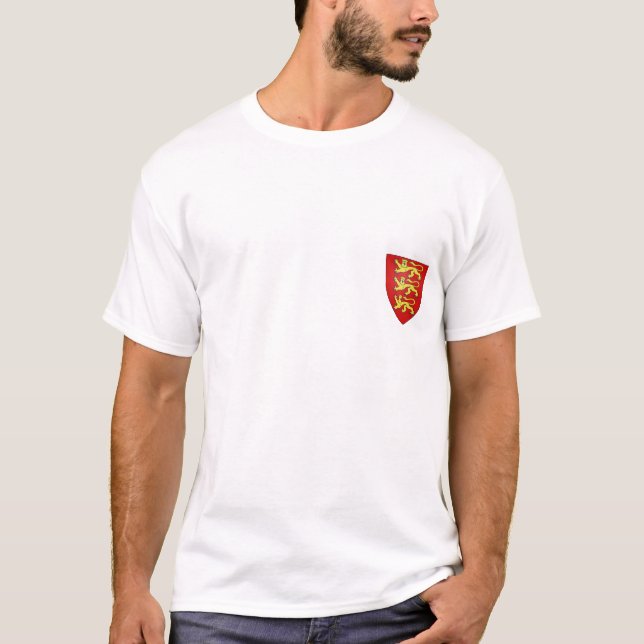 Camiseta Etiqueta de los leones de Inglaterra 3 (Anverso)