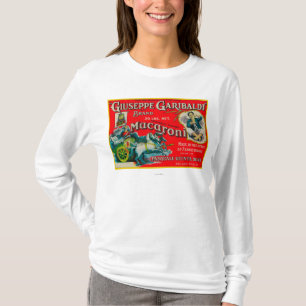 Camiseta Etiqueta de los macarrones de Giuseppe Garibaldi
