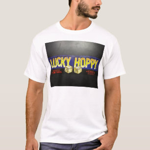 Camiseta Etiqueta de lúpulo afortunada