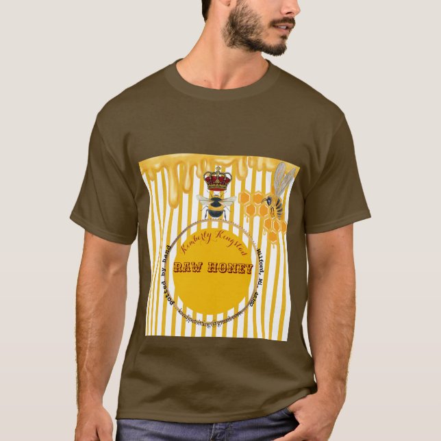 Camiseta etiqueta de miel (Anverso)