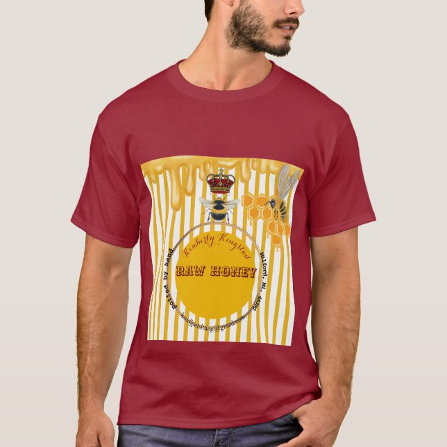 Camiseta etiqueta de miel (Anverso)