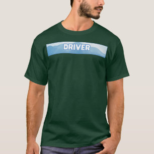 Camiseta Etiqueta de montaña azul de controlador