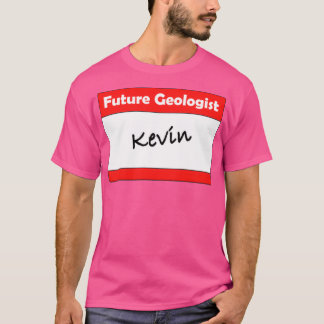 Camiseta Etiqueta de nombre geólogo Kevin