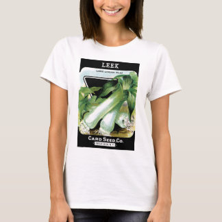 Camiseta Etiqueta de paquete de semilla de cierre