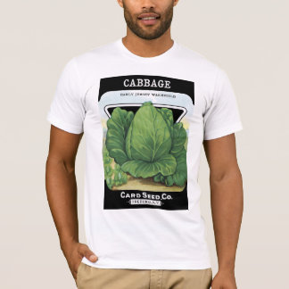 Camiseta Etiqueta de paquete de semilla de col