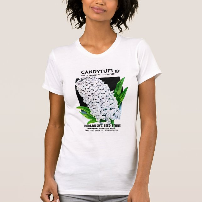 Camiseta Etiqueta de paquete de semillas de caramelo (Anverso)