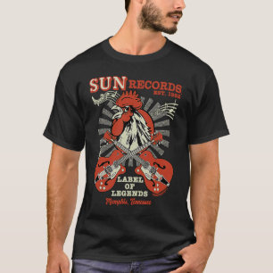 Camiseta Etiqueta de registros de Sun de leyendas
