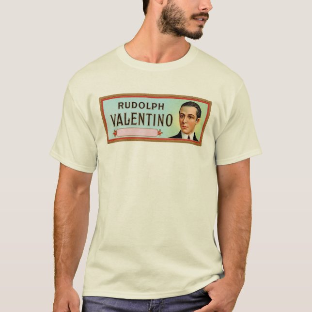 Camiseta Etiqueta de tabaco de Personalizable Rudolph Valen (Anverso)