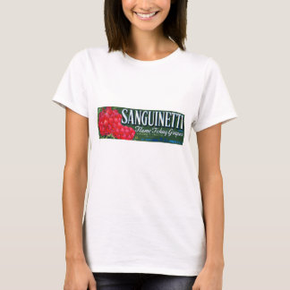 Camiseta Etiqueta de uvas sanguinetti