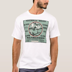 Camiseta Etiqueta del arándano de la marca de la magnolia
