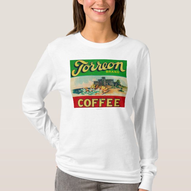Camiseta Etiqueta del café de Torreon (Anverso)