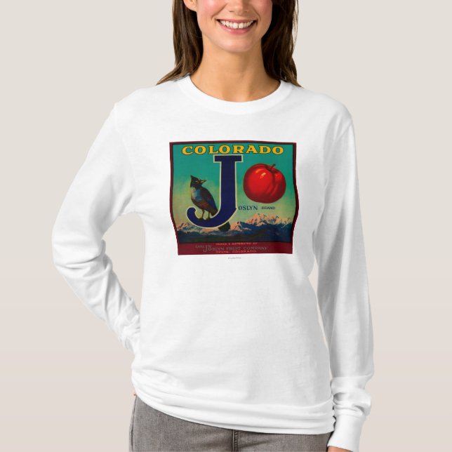 Camiseta Etiqueta del cajón de Joslyn Apple (Anverso)