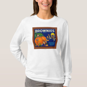 Camiseta Etiqueta del cajón de la fruta cítrica de la mar