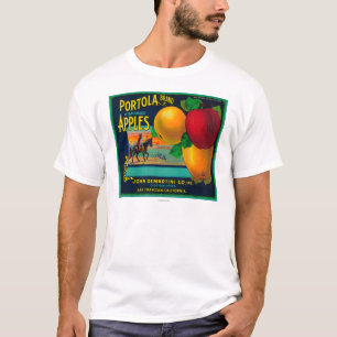 Camiseta Etiqueta del cajón de Portola Apple