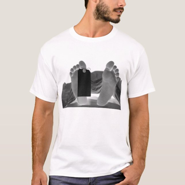 Camiseta Etiqueta del dedo del pie (Anverso)