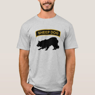 Camiseta Etiqueta del perro pastor