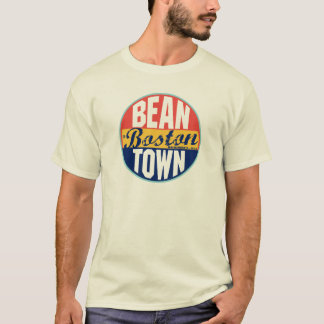 Camiseta Etiqueta del vintage de Boston