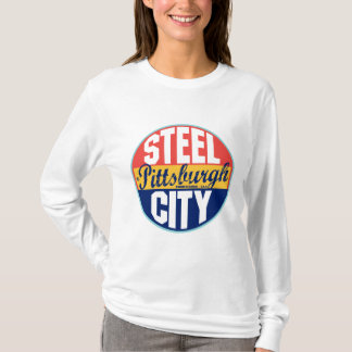 Camiseta Etiqueta del vintage de Pittsburgh