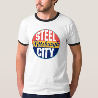 Camiseta Etiqueta del vintage de Pittsburgh