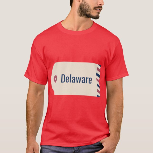 Camiseta Etiqueta Delaware activa (Anverso)