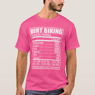 Camiseta Etiqueta divertida de alimentación de ciclismo de