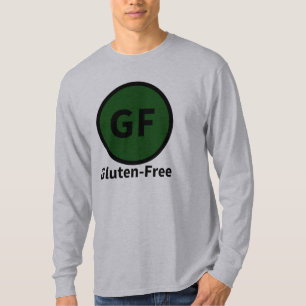 Camiseta etiqueta gluten-libre de la salud
