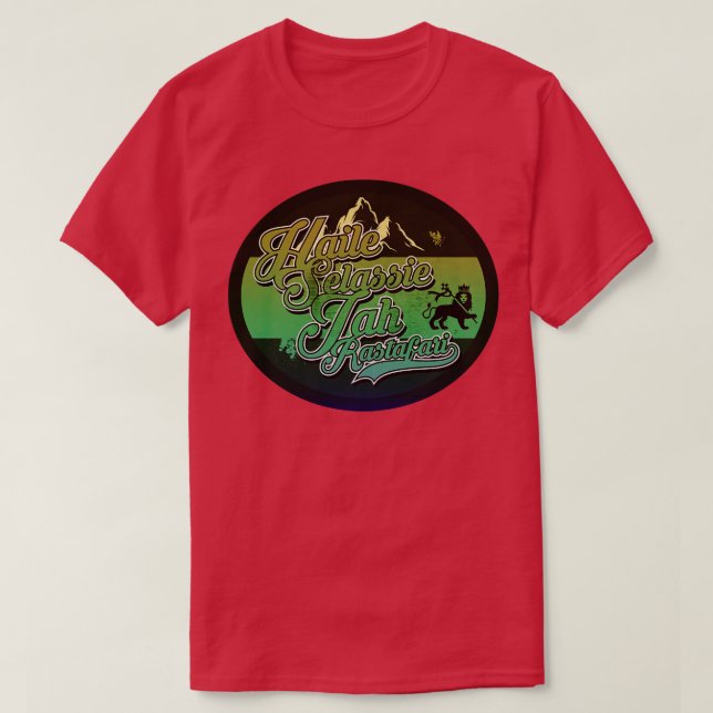 Camiseta Etiqueta Haile Selassie I (Diseño del anverso)
