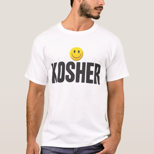 Camiseta Etiqueta kosher (Anverso)