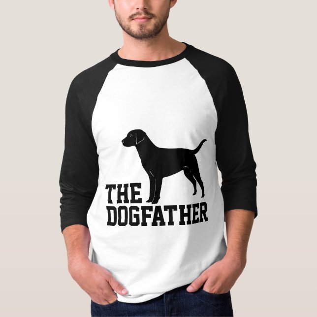 CAMISETA ETIQUETA LABRADOR LAB DAD DOG PADRE (Anverso)