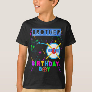 Camiseta Etiqueta láser Cumpleaños Fiesta Gamer Hermano d