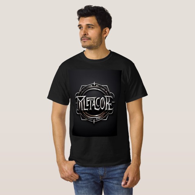 Camiseta etiqueta metalcore (Anverso completo)