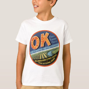 Camiseta Etiqueta OK Oklawaha River Citrus League