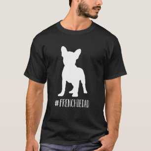 Camiseta Etiqueta Padre Bulldog francés Fur Par