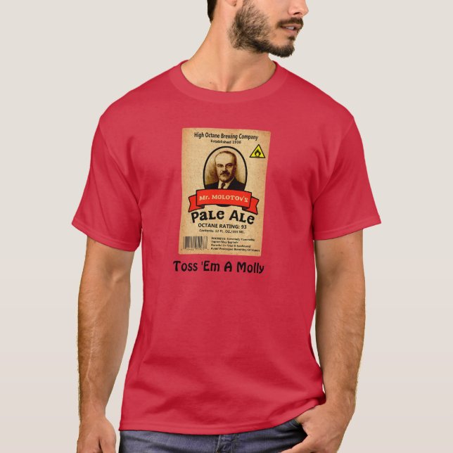 Camiseta Etiqueta Pale Ale de Molotov (Anverso)