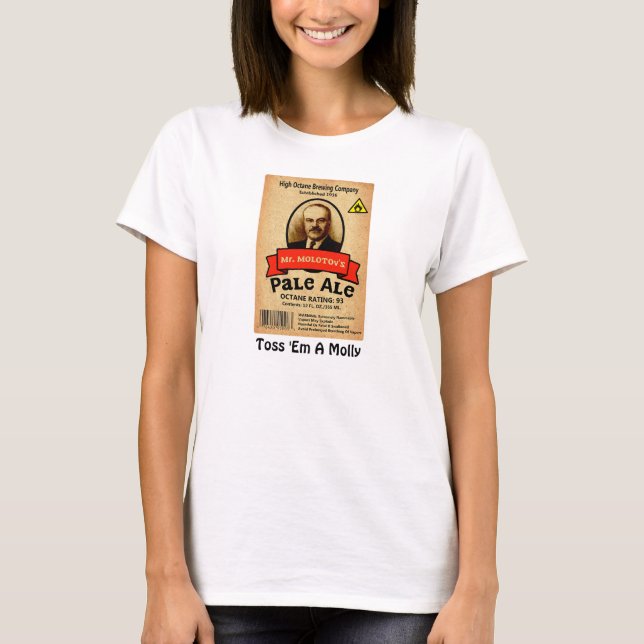 Camiseta Etiqueta Pale Ale de Molotov (Anverso)
