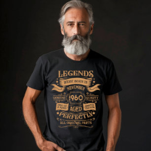 Camiseta Etiqueta personalizada de whisky para cumpleaños n