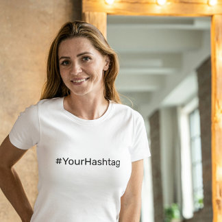 Camiseta Etiqueta personalizado de medios sociales Minimali